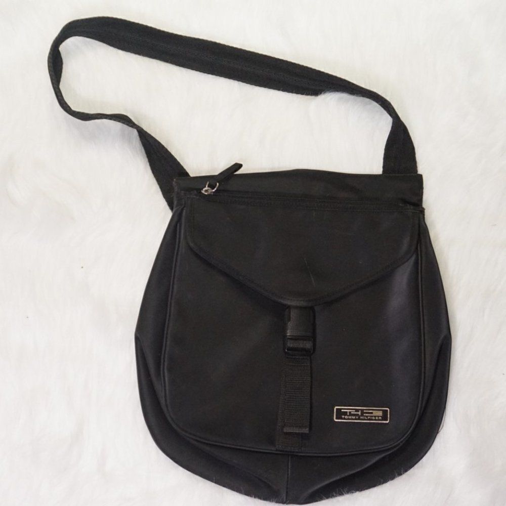 Tommy Hilfiger Black Crossbody Travel Bag